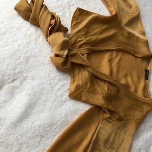Fashion Nova Mustard top